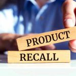 Wooden blocks with Product Recall text