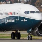 Boeing 737 MAX airplane on runway
