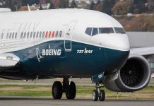 Massive Boeing Strike: 33,000 Workers Revolt Boeing 737 MAX airplane on runway