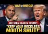 Hakeem Jeffries Furious: Tells Trump to “Shut Up” Hakeem Jeffries Furious: Tells Trump to "Shut Up"