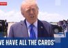 Trump: 'We have all the cards' over Iran