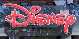 Disney Cruise Crew Busted in Child Porn Sting Bright red Disney logo displayed on a storefront window