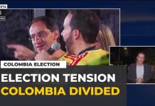 Israel Blamed For Colombia Vote — Really? Colombia election dispute: left-wing supporters rally in Bogotá amid tight race