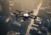 The South Korean Case Every American Should Pay Attention To A drone flying over a cityscape during sunset