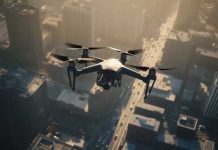 The South Korean Case Every American Should Pay Attention To A drone flying over a cityscape during sunset