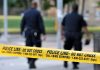 Celebrity Push Fizzles—Then This Twist Police officers walking past caution tape at a crime scene