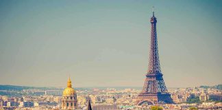 Eiffel Tower Scandal: Women Told To Hide A panoramic view of Paris featuring the Eiffel Tower and a golden dome