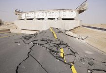 Micro-Quakes Surge Under Dense Neighborhoods Severely damaged road and collapsed bridge due to earthquake