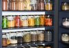Dead Mouse Claim Triggers Rapid Recall Glass jars filled with dried foods on pantry shelves