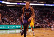 Hypersexual Playbook Backfires – Athletes Clap Back basketball player dribbling on a court during a game