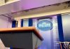 Arena Outburst Triggers Swift Washington Ouster Podium in White House press briefing room
