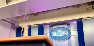 Arena Outburst Triggers Swift Washington Ouster Podium in White House press briefing room
