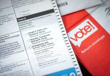 Incumbent’s Name Clone Triggers Panic Mail-in ballot with return envelope