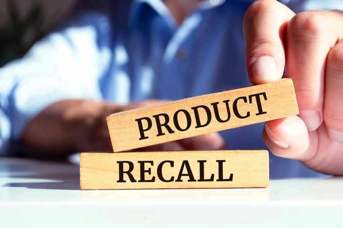 2224669043 Wooden blocks with Product Recall text
